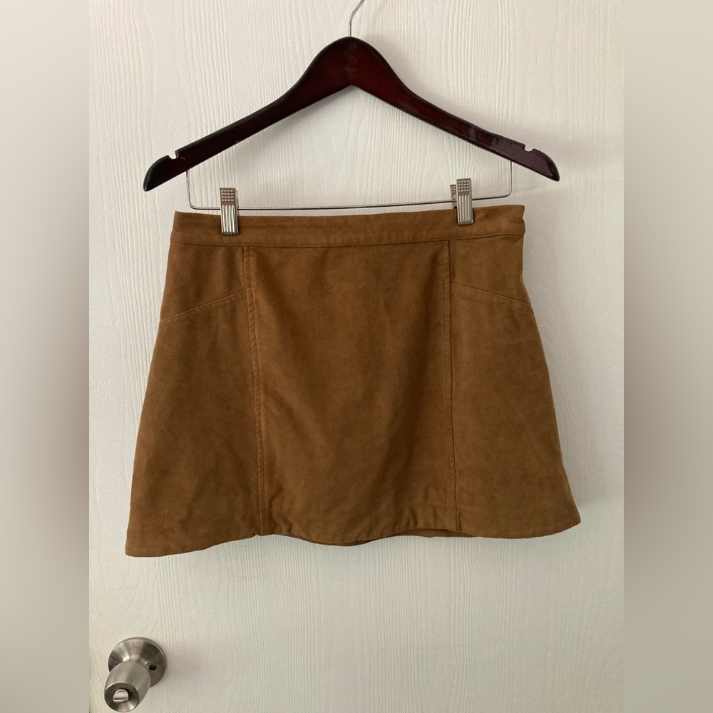 Abercrombie & Fitch Faux Velvety Skirt